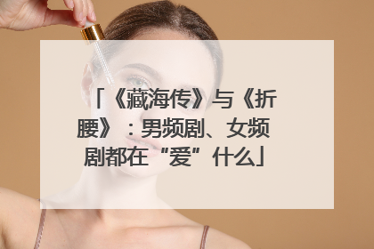 《藏海传》与《折腰》：男频剧、女频剧都在“爱”什么