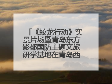 《蛟龙行动》实景片场暨青岛东方影都国防主题文旅研学基地在青岛西海岸新区开业