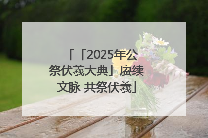 「2025年公祭伏羲大典」赓续文脉 共祭伏羲