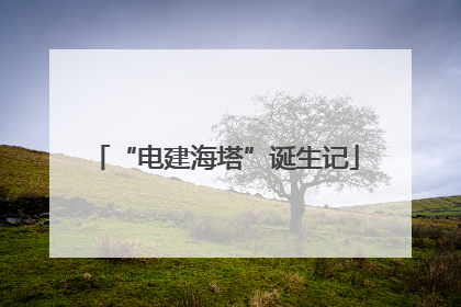 “电建海塔”诞生记