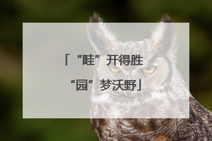 “畦”开得胜 “园”梦沃野