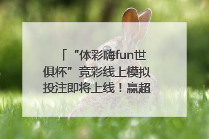 “体彩嗨fun世俱杯”竞彩线上模拟投注即将上线！赢超级大乐透体验券