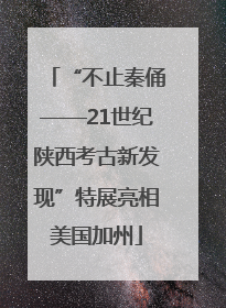 “不止秦俑——21世纪陕西考古新发现”特展亮相美国加州