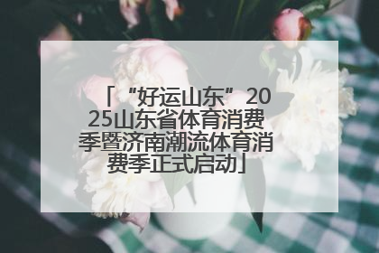 “好运山东”2025山东省体育消费季暨济南潮流体育消费季正式启动