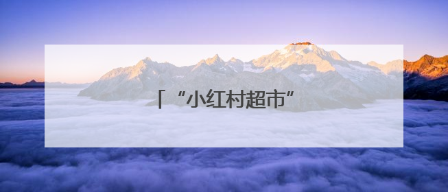 “小红村超市”项目落地安吉