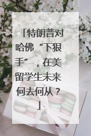 特朗普对哈佛“下狠手”，在美留学生未来何去何从？
