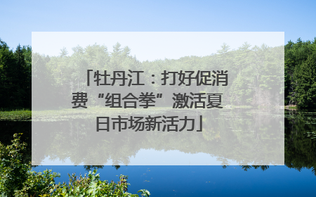 牡丹江：打好促消费“组合拳”激活夏日市场新活力