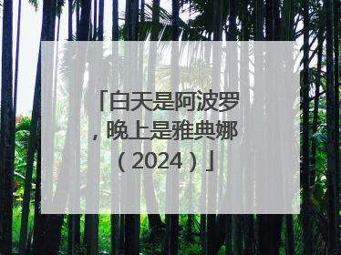 白天是阿波罗，晚上是雅典娜（2024）