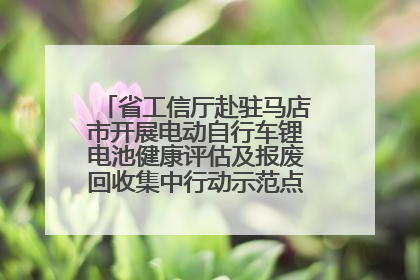 省工信厅赴驻马店市开展电动自行车锂电池健康评估及报废回收集中行动示范点建设调研指导