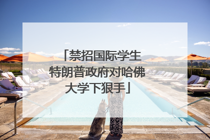 禁招国际学生 特朗普政府对哈佛大学下狠手