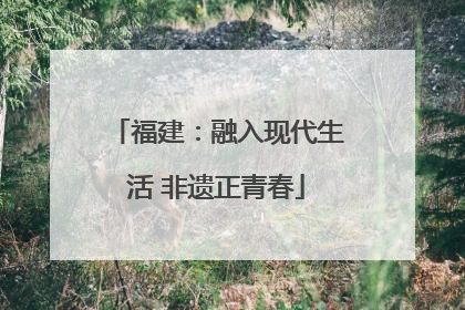 福建：融入现代生活 非遗正青春