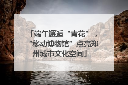 端午邂逅“青花”，“移动博物馆”点亮郑州城市文化空间