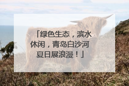 绿色生态，滨水休闲，青岛白沙河夏日展浪漫！