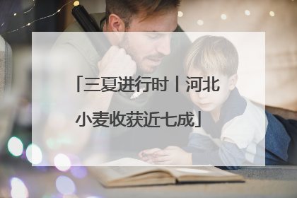 三夏进行时丨河北小麦收获近七成