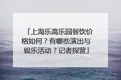 上海乐高乐园餐饮价格如何？有哪些演出与娱乐活动？记者探营