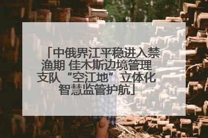 中俄界江平稳进入禁渔期 佳木斯边境管理支队“空江地”立体化智慧监管护航