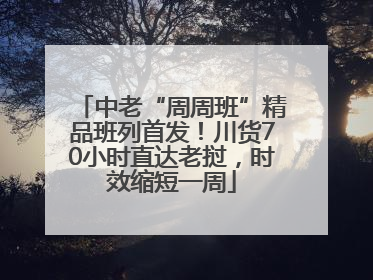 中老“周周班”精品班列首发！川货70小时直达老挝，时效缩短一周