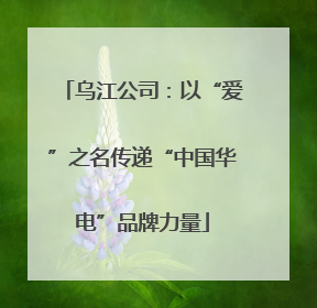 乌江公司：以“爱”之名传递“中国华电”品牌力量