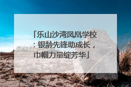 乐山沙湾凤凰学校：银龄先锋助成长，巾帼力量绽芳华