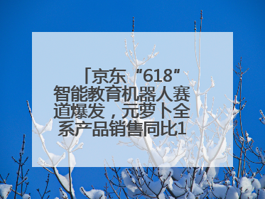 京东“618”智能教育机器人赛道爆发，元萝卜全系产品销售同比171%成黑马