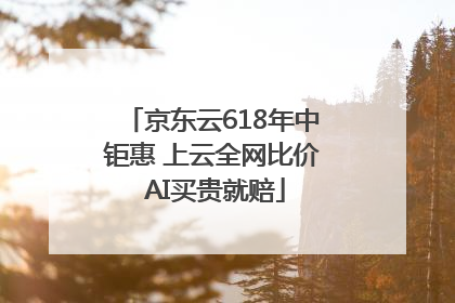 京东云618年中钜惠 上云全网比价 AI买贵就赔