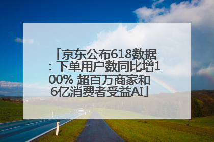 京东公布618数据：下单用户数同比增100% 超百万商家和6亿消费者受益AI
