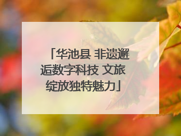 华池县 非遗邂逅数字科技 文旅绽放独特魅力
