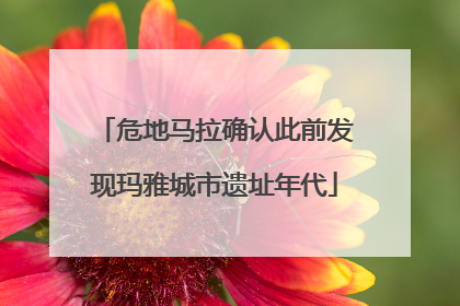 危地马拉确认此前发现玛雅城市遗址年代