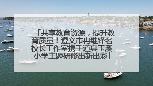 共享教育资源，提升教育质量！遵义市冉继锋名校长工作室携手道真玉溪小学主题研修出新出彩