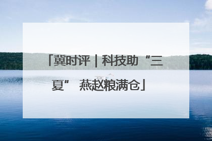 冀时评｜科技助“三夏” 燕赵粮满仓