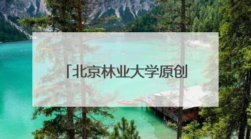 北京林业大学原创生态舞蹈诗作品《共生》首次公演