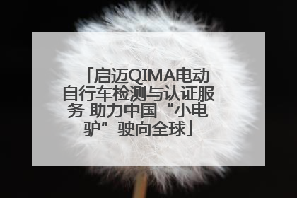 启迈QIMA电动自行车检测与认证服务 助力中国“小电驴”驶向全球
