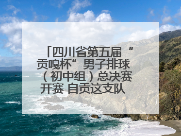 四川省第五届“贡嘎杯”男子排球（初中组）总决赛开赛 自贡这支队伍打进半决赛