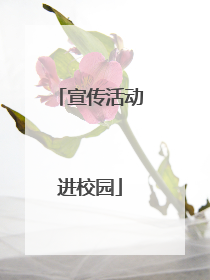 宣传活动进校园