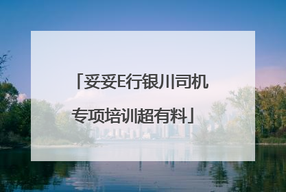 妥妥E行银川司机专项培训超有料