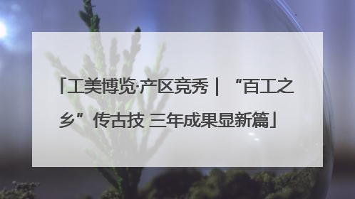 工美博览·产区竞秀｜“百工之乡”传古技 三年成果显新篇