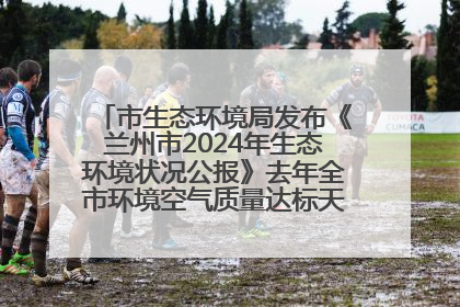 市生态环境局发布《兰州市2024年生态环境状况公报》去年全市环境空气质量达标天数301天