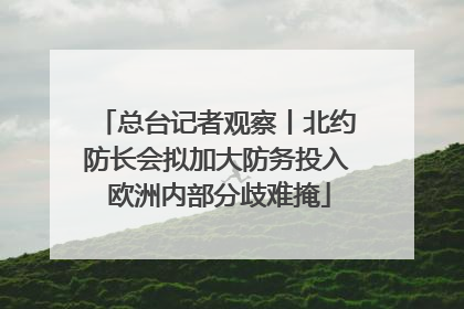 总台记者观察丨北约防长会拟加大防务投入 欧洲内部分歧难掩