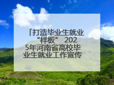 打造毕业生就业“样板” 2025年河南省高校毕业生就业工作宣传月启动