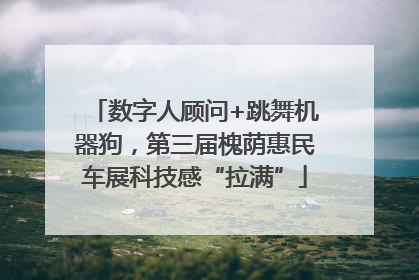 数字人顾问+跳舞机器狗，第三届槐荫惠民车展科技感“拉满”