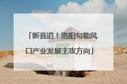 新赛道！洛阳勾勒风口产业发展主攻方向