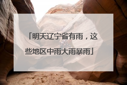 明天辽宁省有雨，这些地区中雨大雨暴雨