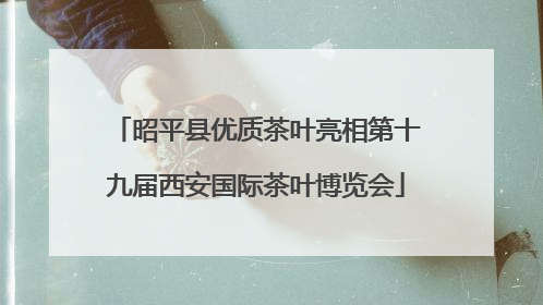 昭平县优质茶叶亮相第十九届西安国际茶叶博览会