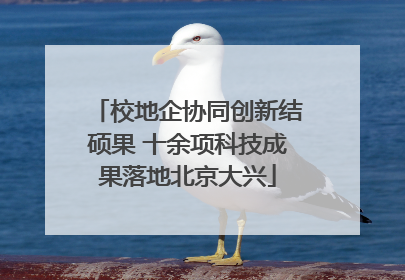 校地企协同创新结硕果 十余项科技成果落地北京大兴