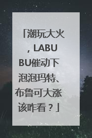 潮玩大火，LABUBU催动下泡泡玛特、布鲁可大涨该咋看？
