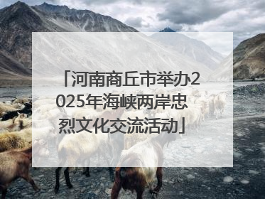 河南商丘市举办2025年海峡两岸忠烈文化交流活动