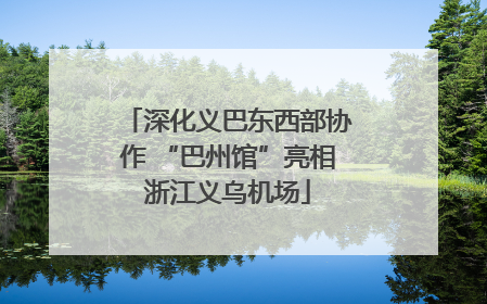 深化义巴东西部协作 “巴州馆”亮相浙江义乌机场