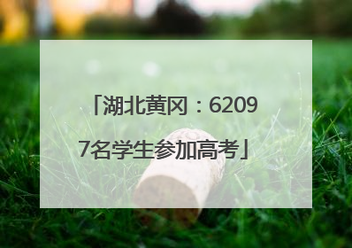 湖北黄冈：62097名学生参加高考