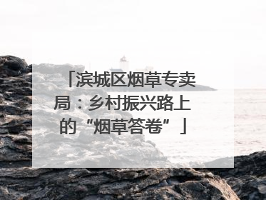 滨城区烟草专卖局：乡村振兴路上的“烟草答卷”