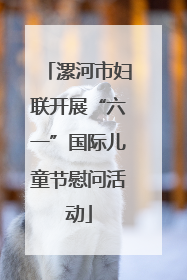漯河市妇联开展“六一”国际儿童节慰问活动